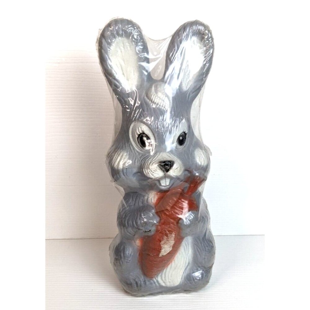 Vintage Artline Blow Mold Easter Bunny Carrot Rabbit New old stock partial seal